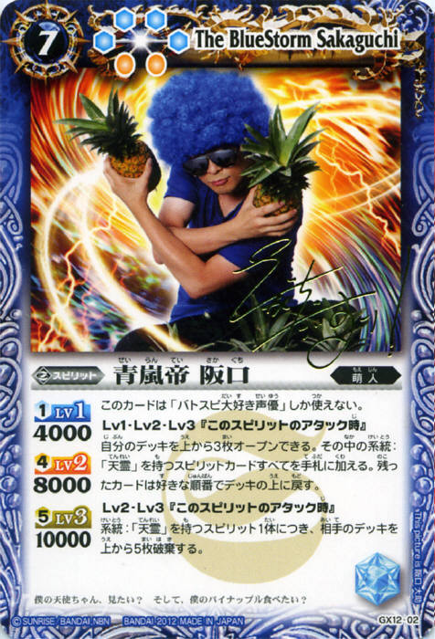 The BlueStorm Sakaguchi | Battle Spirits Wiki | Fandom