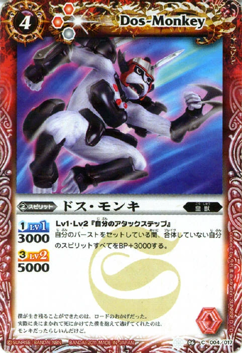 Dos Monkey Battle Spirits Wiki Fandom
