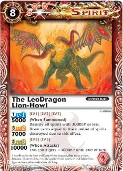 獅龍王レオン・ハウル　PX01 バトスピ バトルスピリッツ　英語版　海外　Xレア バトルスピリッツ 獅龍王レオン・ハウル（プロモーションXレア