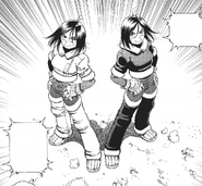 Elf and Zwölf disguise themselves as Alita during the second round of the Z.O.T.T