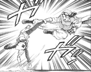 Alita and Kayna fight each other