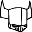 Necromancer Head from Castle Crashers