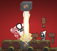 Electric Shock Death Skeleton