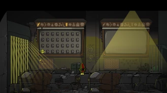 Evil wizard in game