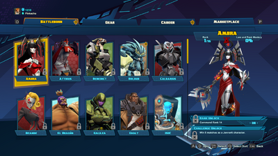 Battleborn Command Window Characters