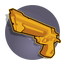 Laser pistol icon