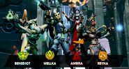 Render art for Ambra's announce with Benedict, Mellka and Reyna