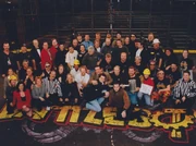 Robert Beiner (front row, left) in a crew photo taken during Season 2.0.