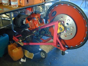 Another view of Sunshine Lollibot during its debut competition.