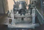 Side view of Gammatron under construction.