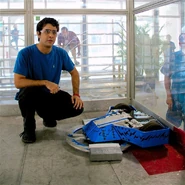 Blue Flame with Victor Soto in 2011.