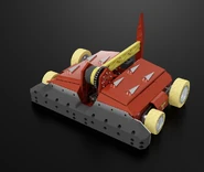 Extinguisher CAD in 2022 with its axe and multi-layered UMHW plow.