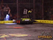 Gray Matter pushes Drill-O-Dillo into the pulverizer
