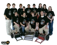 The Libertyville High School team with both DBC2 and SpazTek