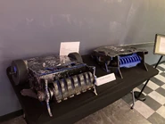 The 2020 and 2021 Pain Train builds on display.