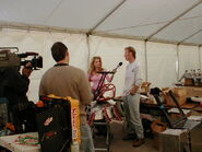 Donald Hutson being interviewed during Season 2.0.
