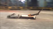 Gruff takes on Touro Maximus during RoboGames 2018.