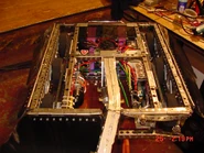 Post-match damage to Darkstar-2J after its fight with Warhead