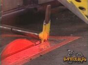 Diesector's pickaxe gets stuck in the killsaw slot.