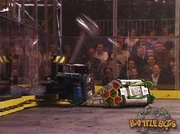 Ripoff gets pushed under the pulverizer by Atomic Wedgie