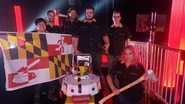 Team Hot Mess backstage with Doomba during World Championship VII.