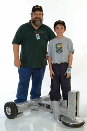 Joe Way and Al Holloway with Potter's Wheel.