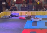 Competitive Pricing (left) taking part in the rumble.