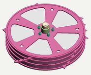 Purpleheze, the team's middleweight shell spinner design