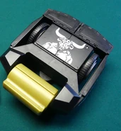 The finished assembled toy out of its packaging.