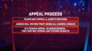 The appeal process explained during  of World Championship VII.