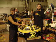 frenZy with its team in The Pits during Season 5.0.