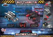 The back view of the two-pack's box detailing the toys.