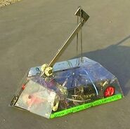 KillerHurtz during Series 2 of Robot Wars.
