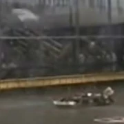 Stop-Bot sends the rear wedge of God's Wrath flying.