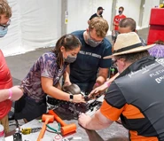 The team work on Tantrum.