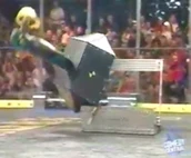 BattleRat flips Crash Test Dummy.
