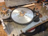 Blacksmith's weapon chain and gearing.