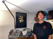 Ziggo in October 2021 with Jonathan Ridder's son.