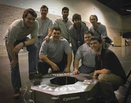 CM Robotics with CycloneBot in 2005.