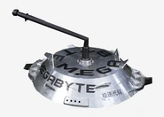 Megabyte during Season 1 of King of Bots.