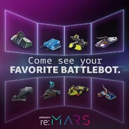 A promotional graphic revealing the field of robots.