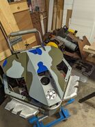 Spitfire under construction in May 2023.