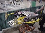 Diesector on display at BattleBots IQ 2004.