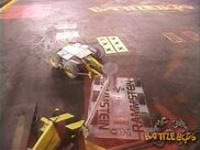 Rammstein is pushed under the pulverizer by Diesector.