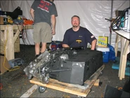 Black Hawk as Black Widow.