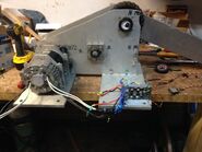 Blacksmith with its electronics installed.