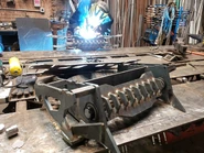 Pain Train under construction.