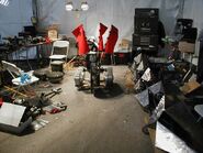 Ronin in the Pits next to Mark Setrakian's Snake