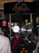 Battlebots E3 promo.jpg (111 KB) The Season 2.0 Ginsu on display at the kiosk promoting the BattleBots video game at E3 2002.