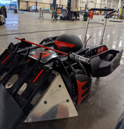 Gamma 9 in The Pits during World Championship V - note the lightsaber being used as a locking bar for its weapon.